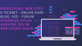 anahtar teslim web sitenizi yaparım