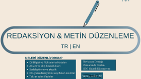 metinlerinizi düzenler, sadeleştirir ve güçlendiririm