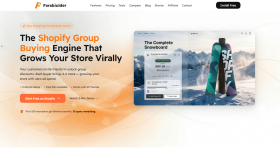 Farabiulder – Shopify App Landing Page