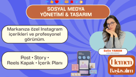 markanıza özel sosyal medya tasarımları hazırlarım