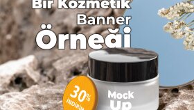Örnek Kozmetik Banner Tasarımı