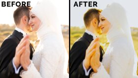 Düğün Fotoğrafı Renk Tonlama