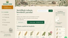 Granar Tarım: 4 Dilli Kurumsal Site ve Yönetim Paneli