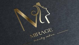 Mirage Beauty Salon Logo Tasarımı & Mockup
