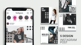 Siyah Beyaz İnstagram Tasarımı 