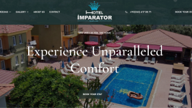 İmparator Hotel için kurumsal web sitesi