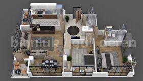 3d kat ve daire planı yapabilirim