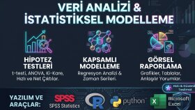 SPSS, R veya Python ile veri setlerinizi modelleyebilirim