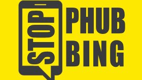 Stop Phubbing Poster Design 
