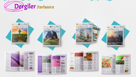 Sektörel Dergi Kapak Tasarımı & Mizanpaj (tarlasera)