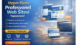 profesyonel web sitesi yaparım