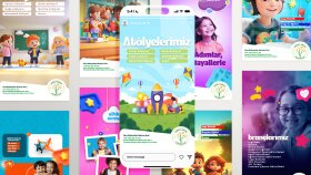 Anaokul Sosyal Medya Tasarımı 