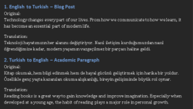 Kaliteli ve Akıcı çeviri çalışmalarım