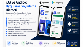 app store ve google play süreçlerini yönetirim