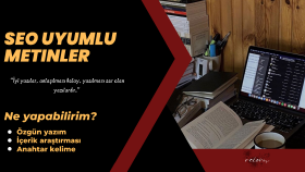 SEO uyumlu metinler yazabilirim