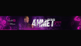Ahmet emin isimli müşterim için yaptığım banner tasarımı