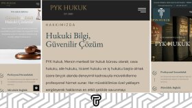 PYK Hukuk Site Tasarımı