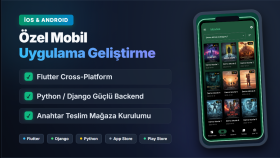 Flutter ile iOS ve Android mobil uygulama geliştiririm
