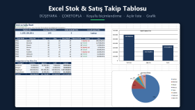 Excel Stok ve Satış Takip Tablosu (Formüllü)