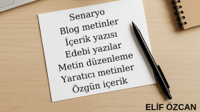 yazılarımla ilgi çeker, fikirlerinizi kelimelere dökerim