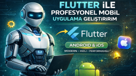 flutter ile profesyonel mobil uygulama geliştiririm