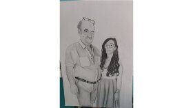 Profesyonel Karakalem Portre Çalışması