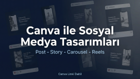 canva ile düzenlenebilir sosyal medya tasarımları hazırlarım