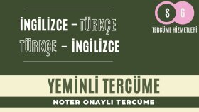 İngilizce yeminli tercüme hizmeti veriyorum
