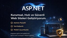 ASP.NET ile kurumsal ve admin panelli site yaparım