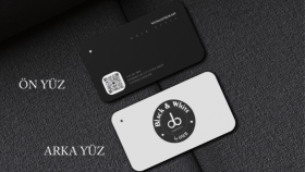 Black-White için Hazırlanan Kartvizit Çalışması