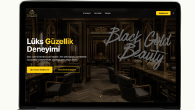 Black Gold - Website & Randevu Sistemi