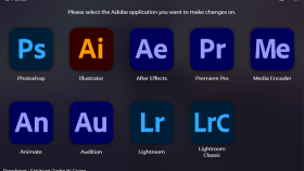 Adobe uygulamaları için Giriş ekranı değiştirici