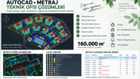 Peyzaj Metraj & Keşif + AutoCAD 2D Teknik Çizim