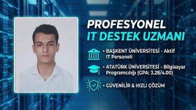 profesyonel IT desteği ve teknik çözümler sunarım