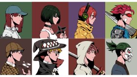 Anime NFT drawings