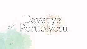 Örnek Davetiye Portfolyosu