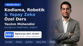 çocuklara kodlama, robotik ve yapay zeka dersi veririm