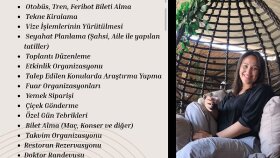 Mesleği "asiste etmek" olan biri...