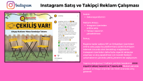 1 Çekilişle 2 bin Takipçi + 7 Sipariş