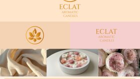 ECLAT Aromatic Candles -Logo Tasarımı