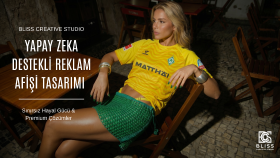 yapay zeka destekli premium reklam afişleri tasarlarım