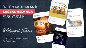 sosyal medyan için post hazırlarım