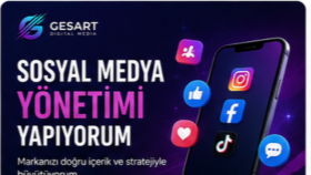 Sosyal medya yönetimi yapıyorum
