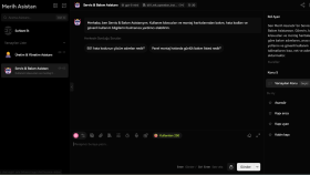 Merih Asansör - Kurumiçi Çalışan Yapay Zeka Destekli Chatbot