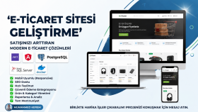 işletmenize özel profesyonel e-ticaret sitesi kurabilirim