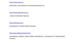Yazarlıklarım