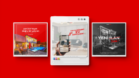 Ardena Emlak Sosyal Medya Post Tasarımları