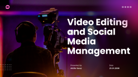 Video Edit & Sosyal Medya Yönetimi