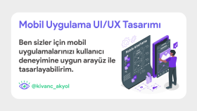 Mobil Uygulama UI/UX tasarımı