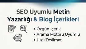 web siteniz için SEO uyumlu blog ve içerik metinler yazarım